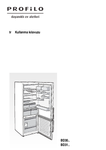 Kullanım kılavuzu Profilo BD3086IFAN Donduruculu buzdolabı