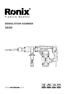Manual Ronix 2820 Demolition Hammer