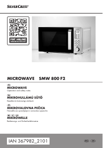 Priročnik SilverCrest SMW 800 F2 Mikrovalovna pečica