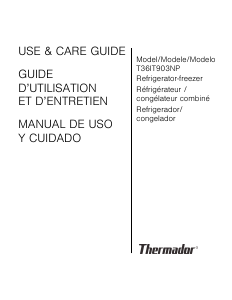 Mode d’emploi Thermador T30BB925SS Réfrigérateur combiné