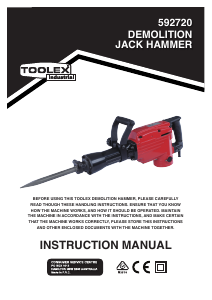 Manual Toolex 592720 Demolition Hammer