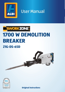 Manual Workzone Z1G-DS-65D Demolition Hammer