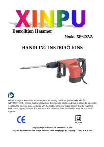 Handleiding Xinpu XP-G50VA Breekhamer