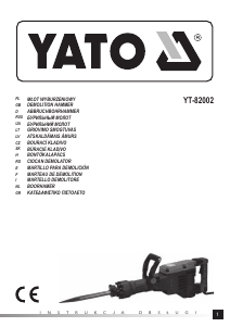 Návod Yato YT-82002 Búracie kladivo