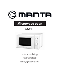 Instrukcja Manta MW101 Kuchenka mikrofalowa
