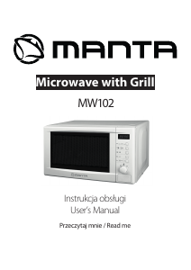 Instrukcja Manta MW102 Kuchenka mikrofalowa