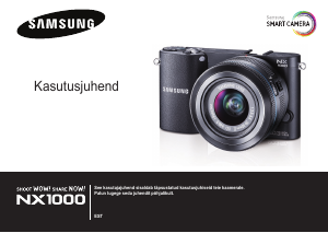 Kasutusjuhend Samsung NX1000 Digitaalne kaamera