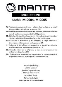 Manuale Manta MIC004 Microfono