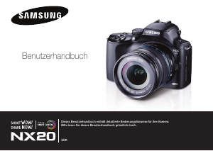 Bedienungsanleitung Samsung NX20 Digitalkamera