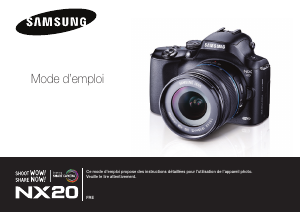 Mode d’emploi Samsung NX20 Appareil photo numérique