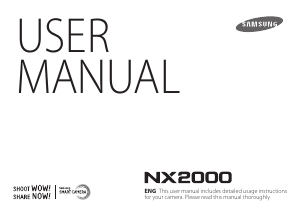 Manual Samsung NX2000 Digital Camera