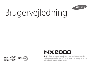 Brugsanvisning Samsung NX2000 Digitalkamera