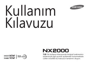 Kullanım kılavuzu Samsung NX2000 Dijital kamera