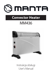Manual Manta MM436 Heater