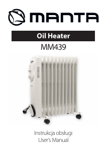 Manual Manta MM439 Heater