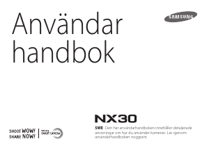 Bruksanvisning Samsung NX30 Digitalkamera