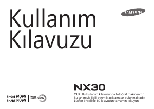 Kullanım kılavuzu Samsung NX30 Dijital kamera