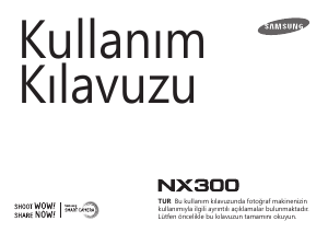 Kullanım kılavuzu Samsung NX300 Dijital kamera