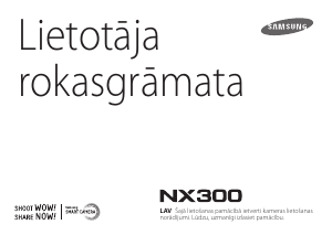 Rokasgrāmata Samsung NX300 Digitālā kamera