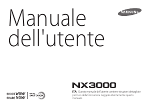 Manuale Samsung NX3000 Fotocamera digitale