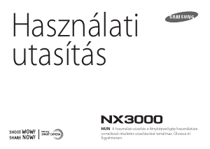 Használati útmutató Samsung NX3000 Digitális fényképezőgép