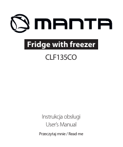 Handleiding Manta CLF135CO Koel-vries combinatie