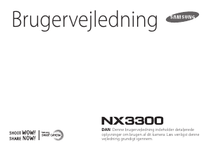 Brugsanvisning Samsung NX3300 Digitalkamera