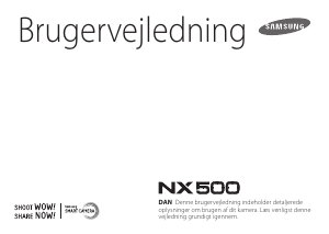 Brugsanvisning Samsung NX500 Digitalkamera