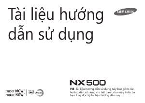 Hướng dẫn sử dụng Samsung NX500 Máy ảnh kỹ thuật số