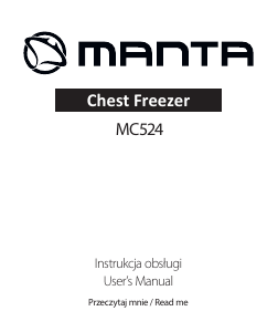 Manual Manta MC524 Freezer