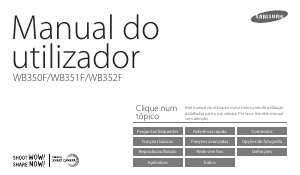 Manual Samsung WB350F Câmara digital