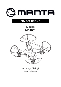 Handleiding Manta MDR001 Drone