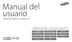 Manual de uso Samsung WB352F Cámara digital