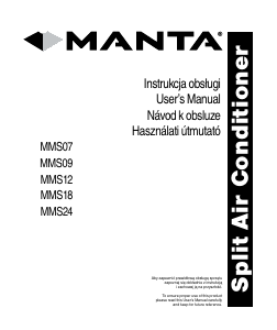 Instrukcja Manta MMS07 Klimatyzator