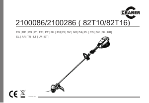 Bruksanvisning Cramer 82T10 Gresstrimmer