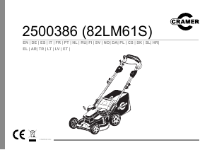 Bruksanvisning Cramer 82LM61S Gressklipper