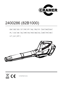 Manual Cramer 82B1000 Refulator frunze