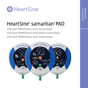 Mode d’emploi HeartSine samaritan PAD 350P Défibrillateur