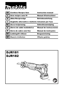 Manuale Makita DJR181RM Sega universale