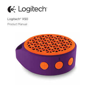 Käyttöohje Logitech X50 Kaiutin