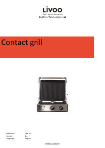 Handleiding Livoo DOC253 Contactgrill