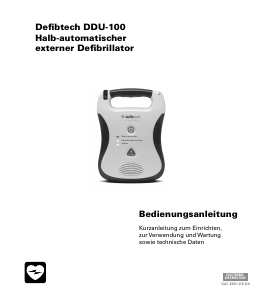 Bedienungsanleitung Defibtech DDU-100 Defibrillator