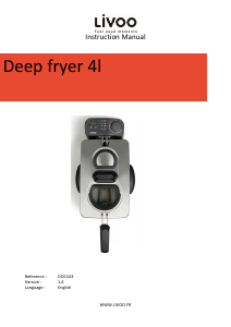 Manual Livoo DOC243 Deep Fryer