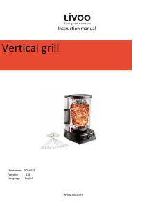 Manual Livoo DOM323 Doner Grill