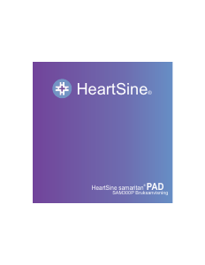 Bruksanvisning HeartSine samaritan PAD 300P Hjärtstartare