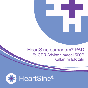 Kullanım kılavuzu HeartSine samaritan PAD 500P Defibrilatör