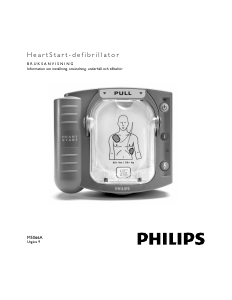 Bruksanvisning Philips M5066A HeartStart Hjärtstartare