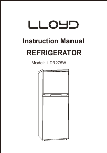 Manual Lloyd LDR275W Fridge-Freezer