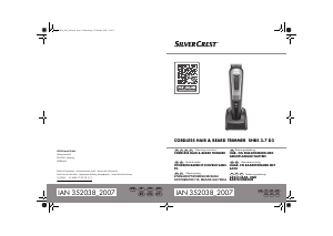 Εγχειρίδιο SilverCrest SHBS 3.7 D3 Μηχανή περιποίησης γενειάδας