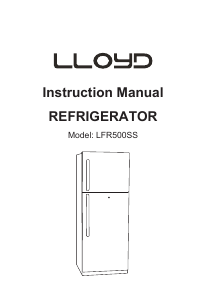 Manual Lloyd LFR500SS Fridge-Freezer